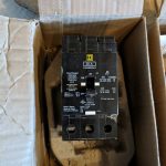 Second Square D EJB36020LH breaker in a dusty carton