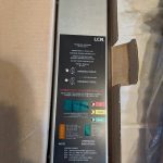 LCN 4630/4640 series controller board in its box showing opening speed and force adjusters and error codes